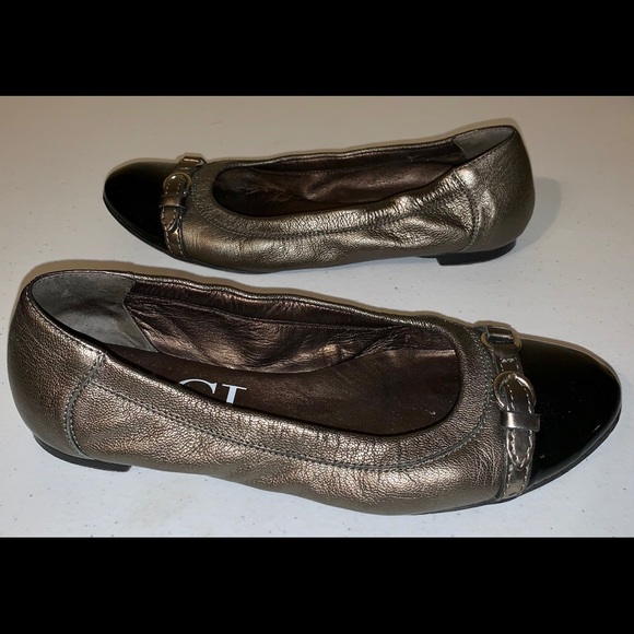 Attilio Giusti Leombruni Flats 8/38.5 Pewter Gray - Picture 5 of 8